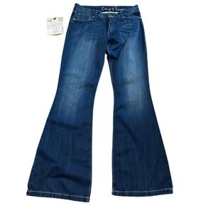 NWT Chip and Pepper Stella Flare Y2K Jeans Dark Wash Made in USA Size 29